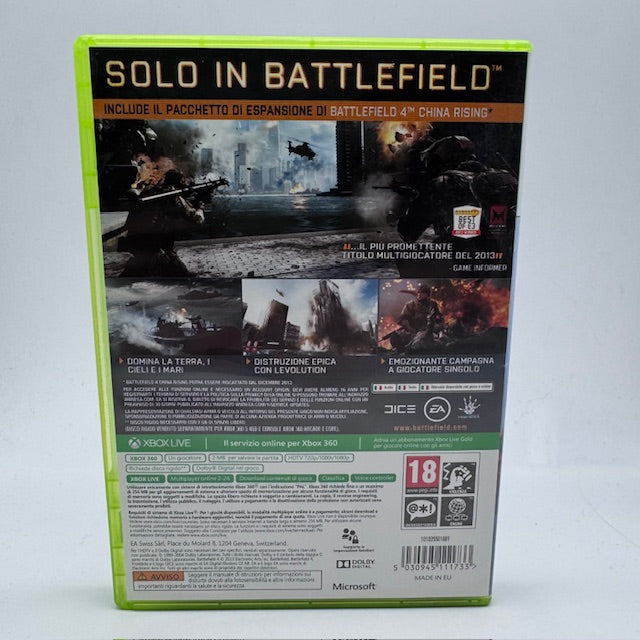 BATTLEFIELD 4 Xbox 360 PAL ITA (USATO)