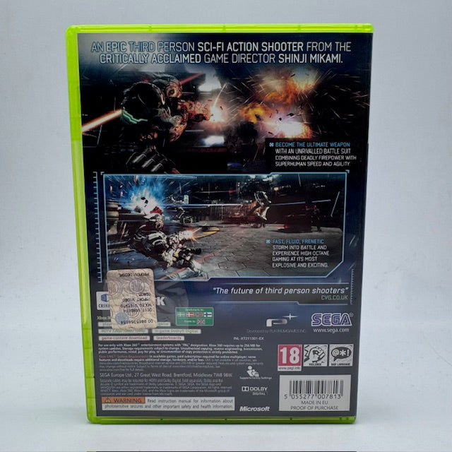 VANQUISH Xbox 360 PAL ITA (USATO)