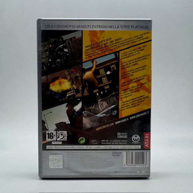 Driver 3 Platinum Ps2 Playstation 2 PAL ITA (USATO)