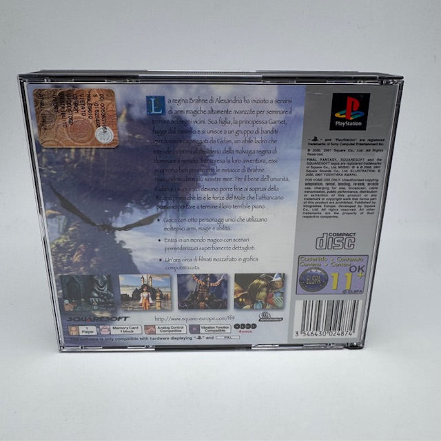 Final Fantasy IX 9 Platinum PS1 Playstation 1 PAL ITA (USATO)