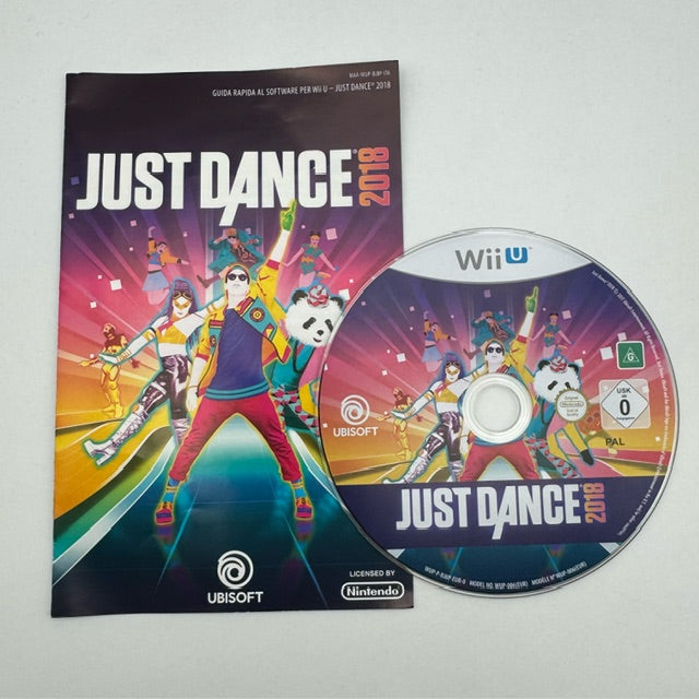 Just Dance 2018  Nintendo WiiU PAL ITA  Triangolo Blu (Usato)