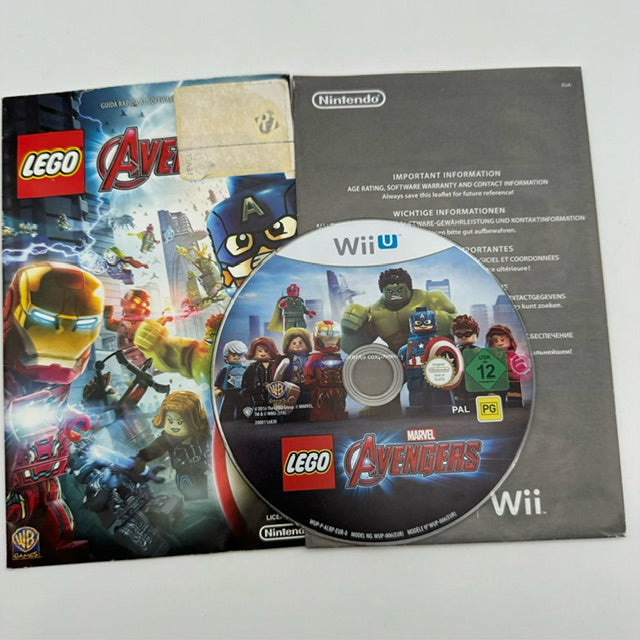 Lego Marvel Avengers  Nintendo WiiU PAL ITA  Triangolo Blu (Usato)