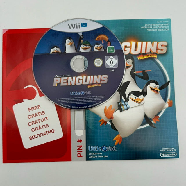 I Pinguini Di Madagascar Nintendo WiiU PAL ITA Triangolo Blu (Usato)