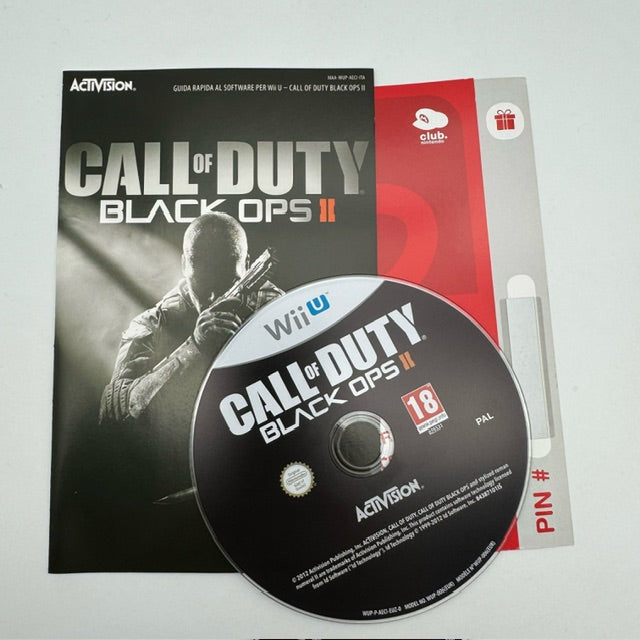 Call Of Duty Black Ops II 2  Nintendo WiiU PAL ITA Triangolo Blu (Usato)