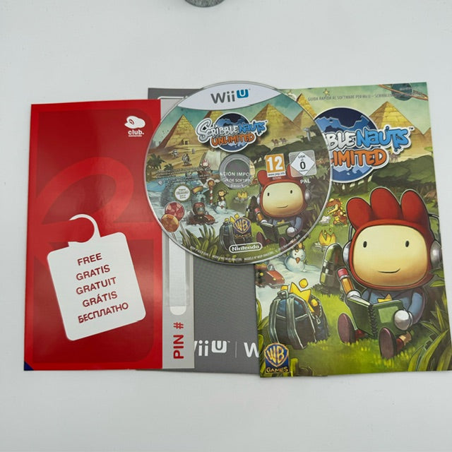 Scribblenauts Unlimited Nintendo WiiU PAL ITA Triangolo Blu (Usato)