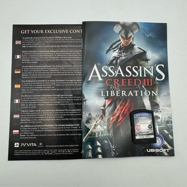 Assassin's Creed III 3 Liberation Sony PS Vita PAL ITA (USATO)