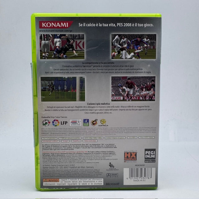 Pro Evolution Soccer 2008 Xbox 360 PAL ITA (USATO)