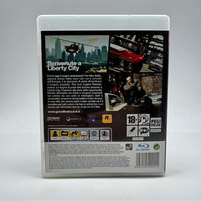 Grand Therft Auto IV PS3 Playstation 3 PAL ITA (usato)