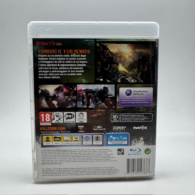Killzone 3 PS3 Playstation 3 PAL ITA (usato)