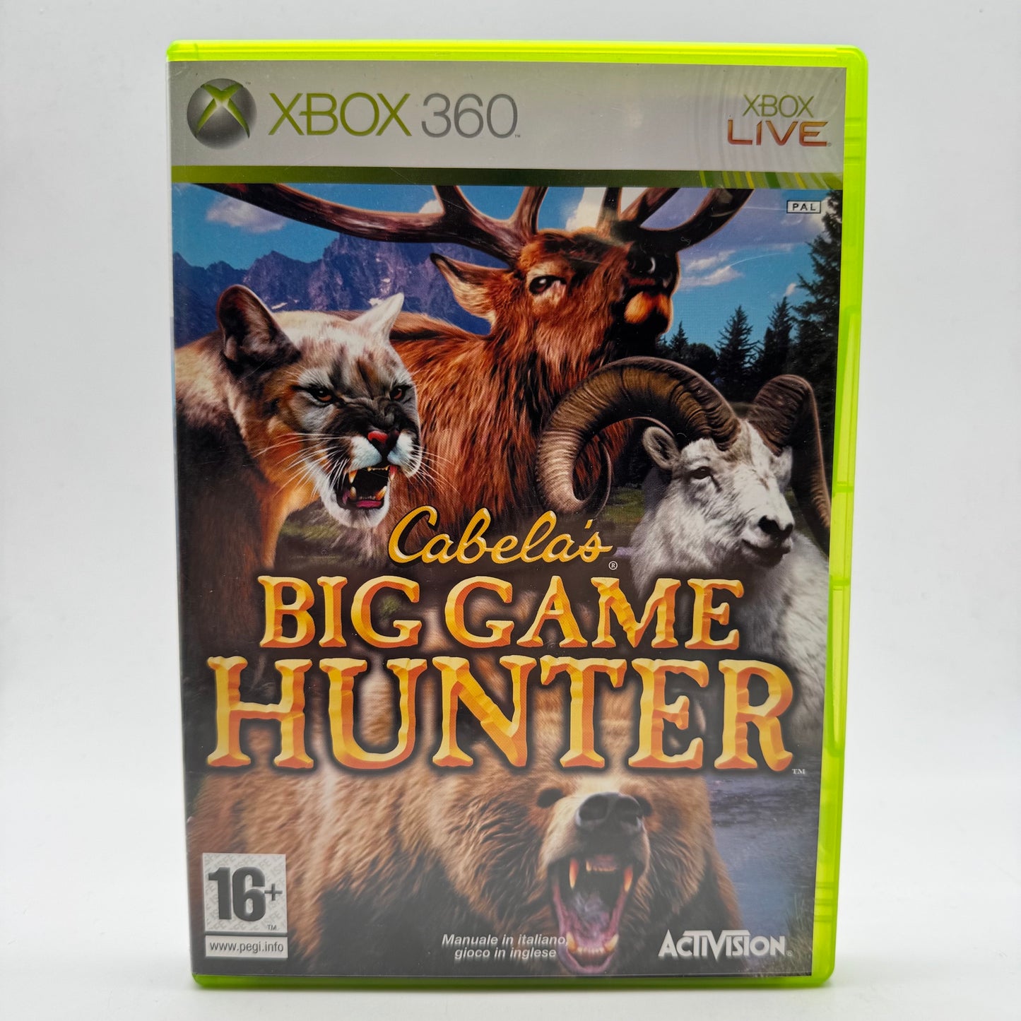 Cabela's Big Game Hunter Xbox 360 PAL ITA (USATO)