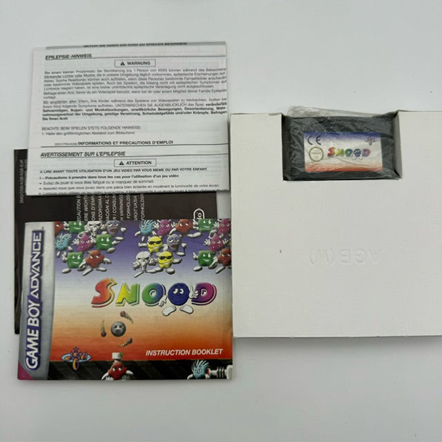 Snood Game Boy Advance GBA PAL UK (USATO)