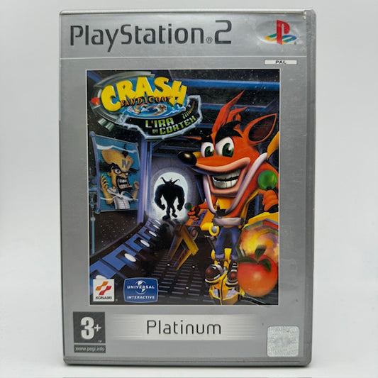 Crash Bandicoot L'ira Di Cortex Platinum PS2 Playstation 2 PAL  ITA (USATO)