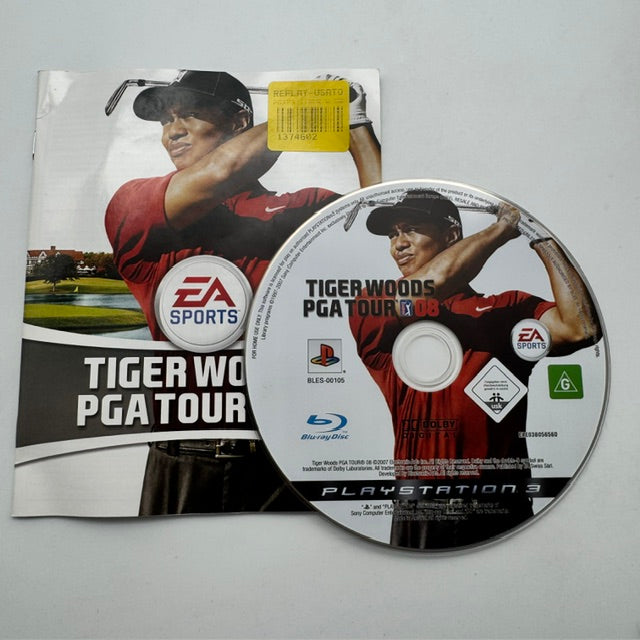 Tiger Woods PGS Tour 08 PS3 Playstation 3 PAL ITA (usato)