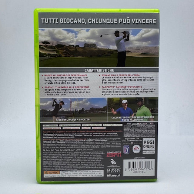 Tiger Woods PGA TOUR 09 Xbox 360 PAL ITA (USATO)