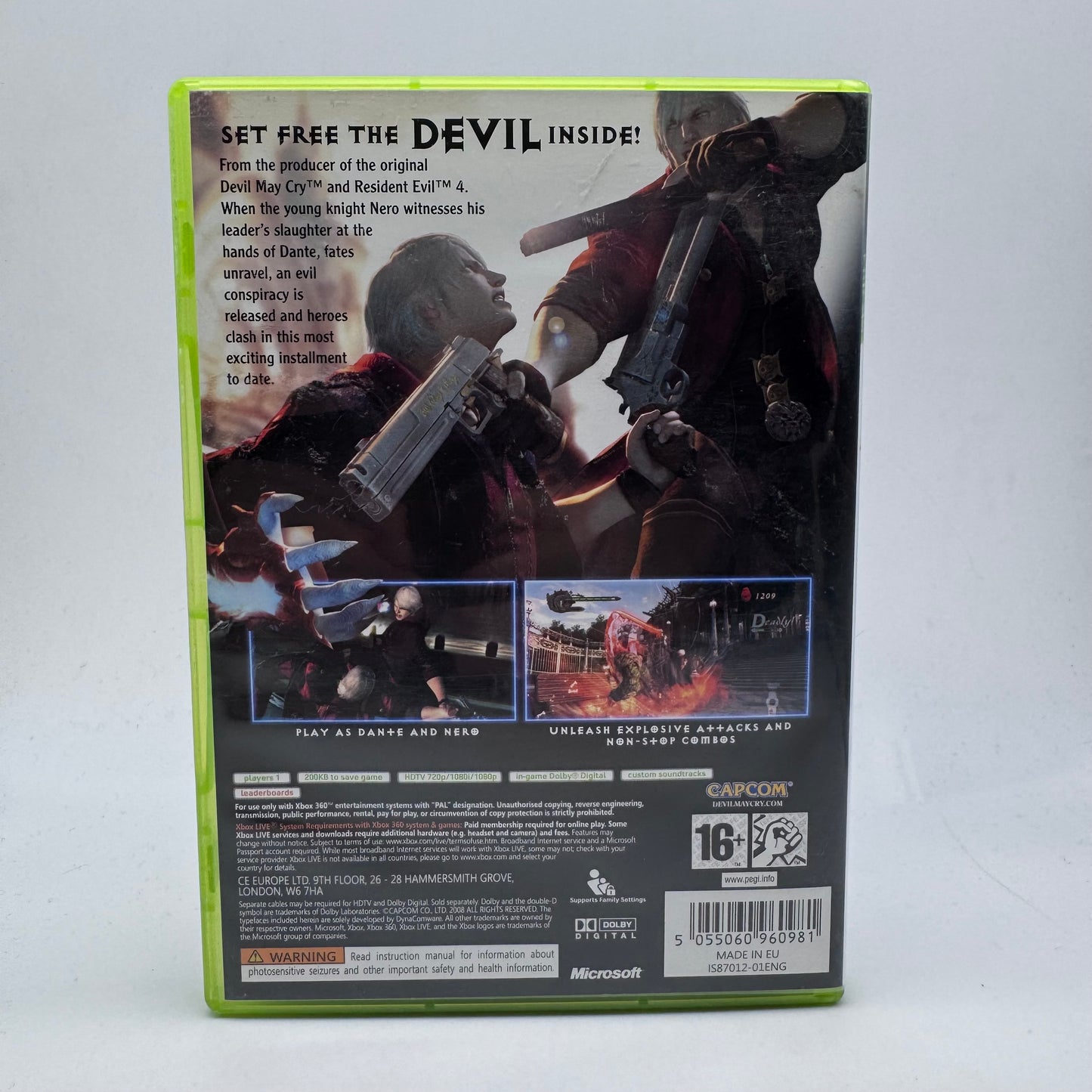 Devil May Cry 4 Xbox 360 Pal UK (USATO)