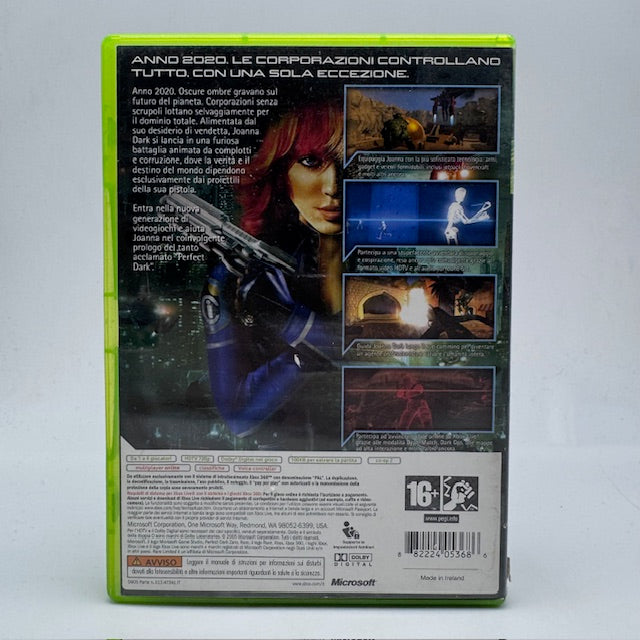 PERFECT DARK ZERO Xbox 360 PAL ITA (USATO)