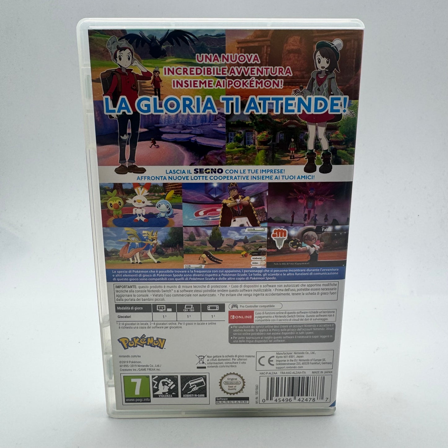 Pokemon Spada Nintendo Switch PAL ITA (usato)