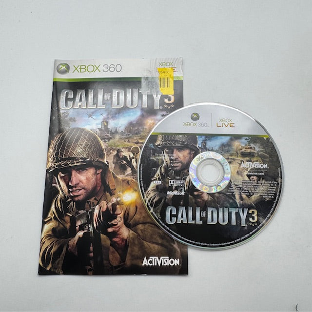 Call of Duty 3 Xbox 360 PAL ITA (Usato)