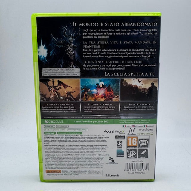 Risen 3 Titan Lords First Edition Xbox 360 PAL ITA (USATO)
