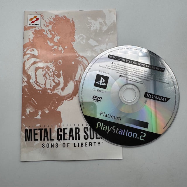 Metal Gear Solid 2: Sons of Liberty PS2 Playstation 2 PAL ITA (USATO)