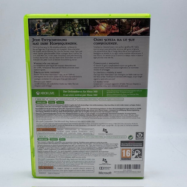 Fable Anniversary (Bundle copy) Xbox 360 PAL ITA/GER (USATO)