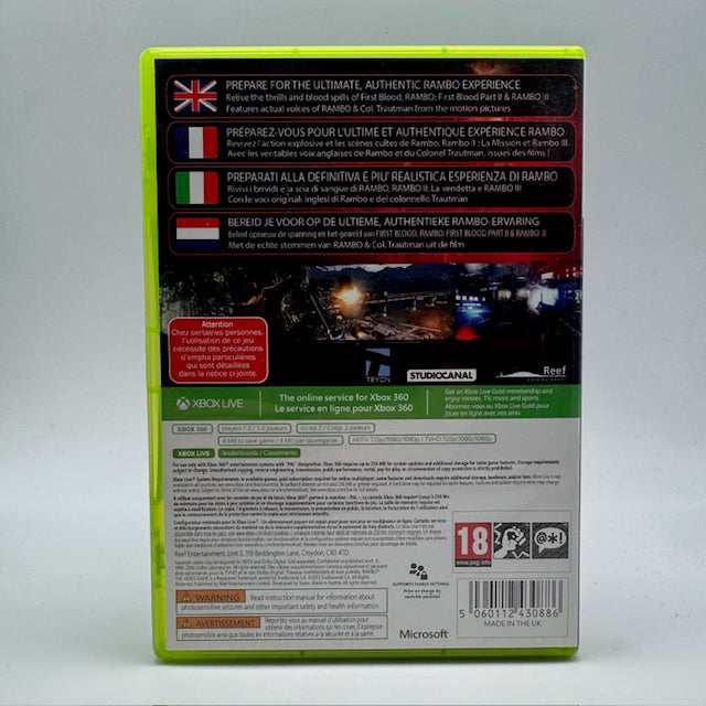 Rambo the Video Game Xbox 360 PAL ITA (Usato)