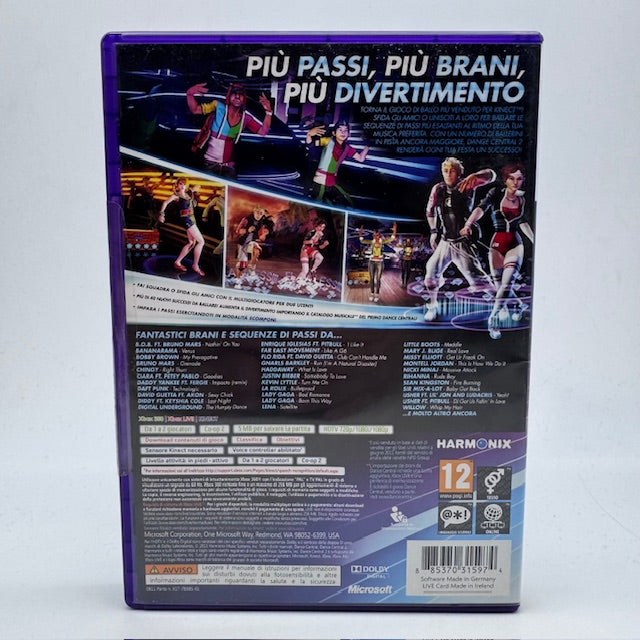 Dance central 2 (Richiede KINECT) Xbox 360 PAL ITA (USATO)