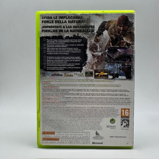 Cabela's Survival Shadow of Katmai Xbox 360 PAL ITA (Usato)