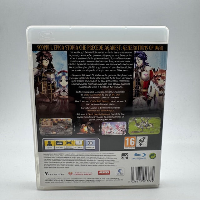 Agarest Zero Generation of War PS3 Playstation 3 PAL ITA (usato)
