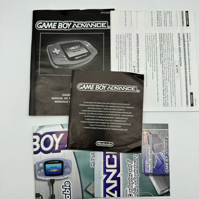 Console Nintendo Game Boy Advance Trasparente/Viola Scatolato/Boxed (USATO)