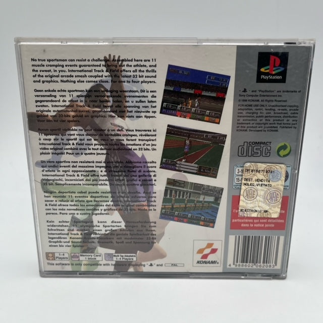 International Track & Field Platinum PS1 Playstation 1 PAL MULTI (USATO)