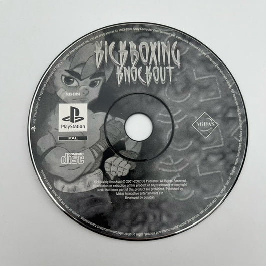 Kickboxing Knockout PS1 Playstation 1 PAL LOOSE (USATO)