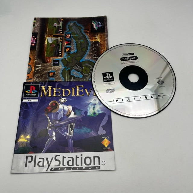 Medievil Platinum PS1 Playstation 1 PAL ITA (USATO)