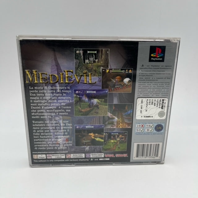 Medievil Platinum PS1 Playstation 1 PAL ITA (USATO)