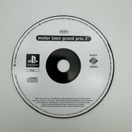 Motor Toon Grand Prix 2 PS1 Playstation 1 PAL LOOSE (USATO)