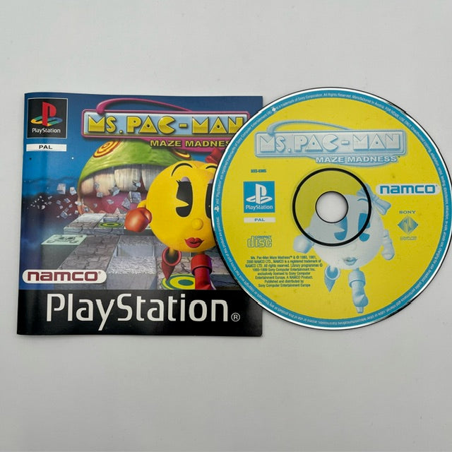 Ms Pac-Man Maze Madness Ps1 Playstation 1 PAL ITA (USATO)