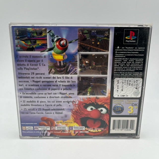 Muppet Racemania PS1 Playstation 1 PAL ITA (USATO)