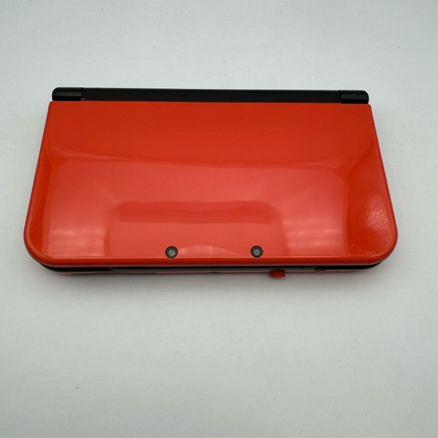 new 3ds xl arancio e nero con levetta aggiuntiva