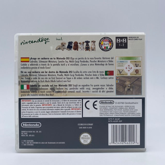 Nintendogs Labrador & Friends Nintendo Ds NDS PAL ITA/SPA (USATO)