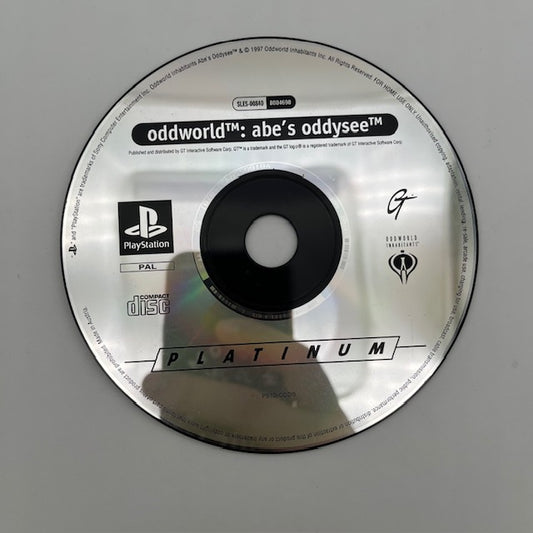 Oddworld Abe's Oddysee Platinum PS1 Playstation 1 PAL ITA LOOSE (USATO)