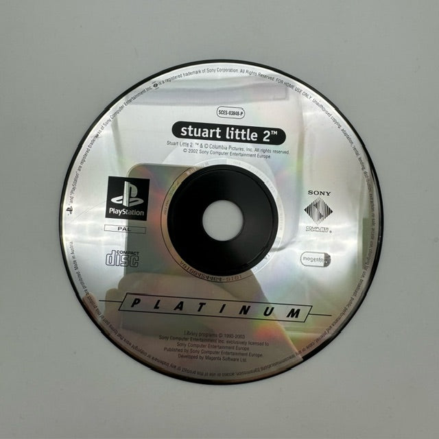 Stuart Little Platinum PS1 Playstation 1 PAL LOOSE (USATO)