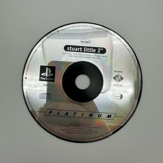 Stuart Little Platinum PS1 Playstation 1 PAL LOOSE (USATO)