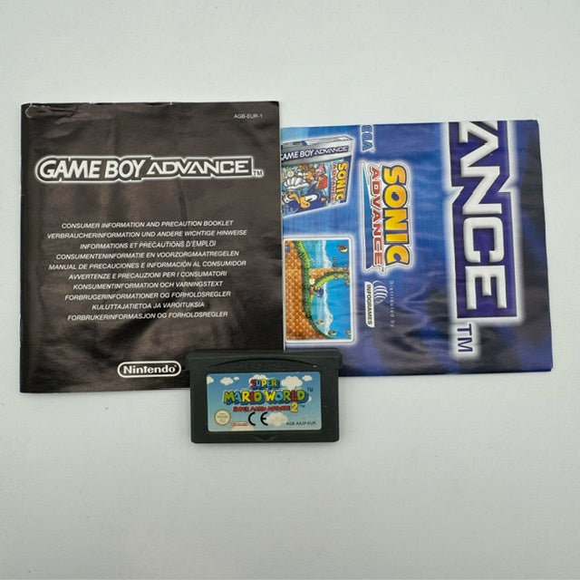 Super Mario World Super Mario Advance 2 GBA Game Boy Advance PAL MULTI (USATO)