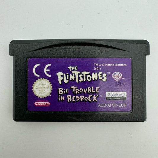The Flintstones Bic Trouble In Bedrock GBA Game Boy Advance PAL LOOSE (USATO)