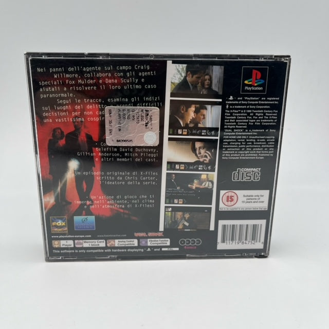 The X-Files PS1 Playstation 1 PAL ITA (USATO)