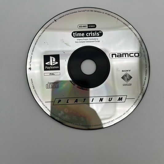 Time Crisis Platinum PS1 Playstation 1 PAL LOOSE (USATO)