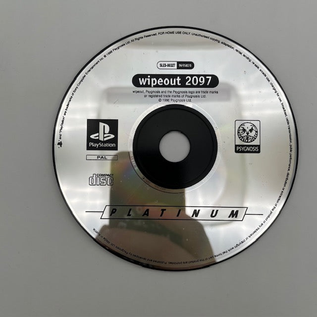 Wipeout 2097 Platinum PS1 Playstation 1 PAL LOOSE (USATO)