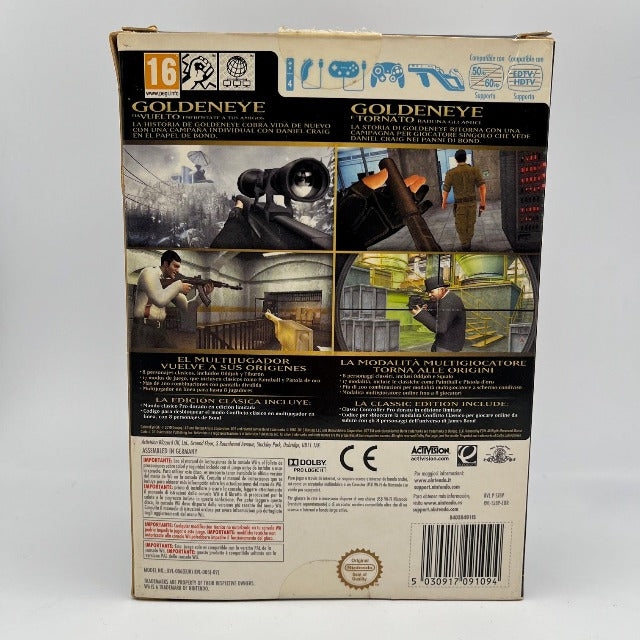 007 Goldeneye Con Classic Controller Pro Nintendo Wii PAL ITA/SPA (USATO)