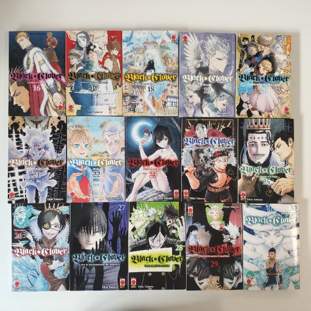 Black Clover Manga Planet Manga Yuki Tabata Prima Stampa Volumi 1-30