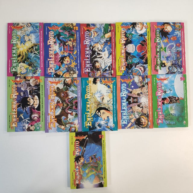 Dragon Quest L'Emblema Di Roto Manga Star Comics Serie Completa 1998